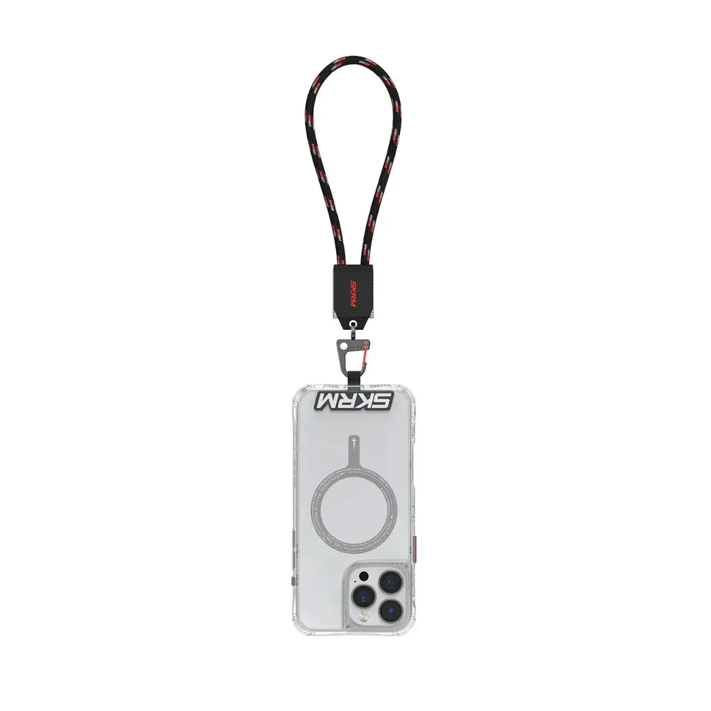 SkinArma Dyno VE USB-C to USB-C 2-In-1 240W Hand Strap and Charging Cable - Obsidian