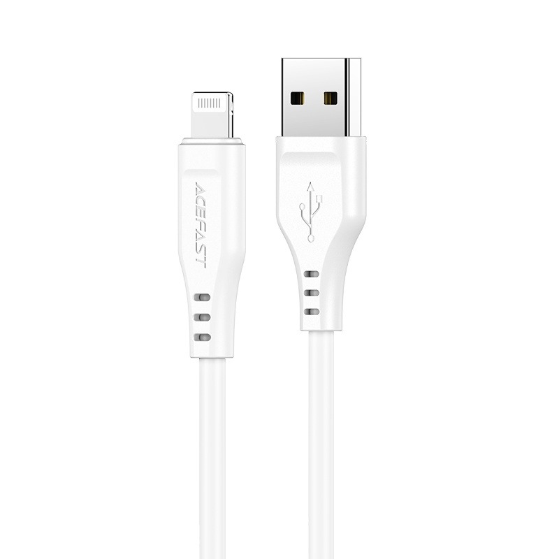 كيبل ACEFAST C3-02 من USB-A إلى Lightning TPE أبيض