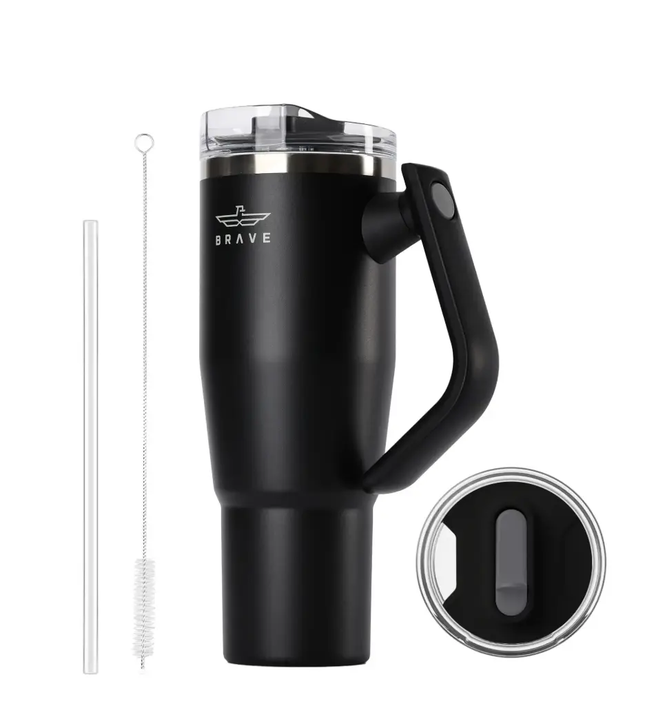 Brave Temp Guard Vacuum Insulated Travel Mug 1200ml - Black