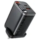 AceFast PD67W GaN charger (2*USB-C+USB-A) with retractable cable,black(UK)