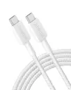 Anker 322 USB-C to USB-C Cable (6ft Braided) White