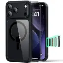 ESR iPhone 18 Pro Max / 17 Pro Max Classic Hybrid Magnetic Case Set (Camera Control) - Clear Black