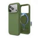 Elago iPhone 18 Pro/17 Pro Magnetic Silicone Case (Camera Control Key Included) (Cedar Green)