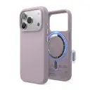 Elago iPhone 18 Pro/17 Pro Magnetic Silicone Case (Camera Control Key Included) (Soft Purple)