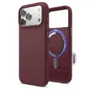 Elago iPhone 18 Pro Max/17 Pro Max Magnetic Silicone Case (Camera Control Key Included) (Burgundy)