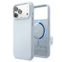 Elago iPhone 18 Pro Max/17 Pro Max Magnetic Silicone Case (Camera Control Key Included) (Light Blue)