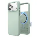 Elago iPhone 18 Pro Max/17 Pro Max Magnetic Silicone Case (Camera Control Key Included) (Mint)