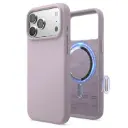 Elago iPhone 18 Pro Max/17 Pro Max Magnetic Silicone Case (Camera Control Key Included) (Soft Purple)