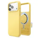 Elago iPhone 18 Pro Max/17 Pro Max Magnetic Silicone Case (Camera Control Key Included) (Yellow)