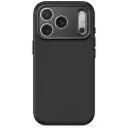Decoded AntiMicrobial Silicone Backcover for iPhone 18/17 Pro Case (Carbon Black)