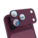 Drip LensFit Original-Grade Aluminum Lens Protector Dark Cherry for iPhone 18 Pro