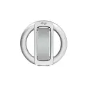 Drip SoftGrip Ring Phone Holder with Removable Finger Strap Silver