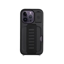 Grip2u Boss Case Kickstand"with Wallet for iPhone 14 Pro (Charcoal)