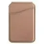 Uniq Coehl Esme Magnetic Snap-on Stand Card Holder and Mirror for iPhone - Dusty Nude