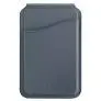 Uniq Coehl Esme Magnetic Snap-on Card Holder Snap and Mirror for iPhone - Sapphire Blue