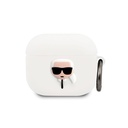 Karl Lagerfeld AirPods 3 Karl Head Silicone Case (white)