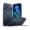 ESR iPhone 17 Pro Max HaloLock Classic Hybrid Case with Stash Stand (Camera Control Button) blue